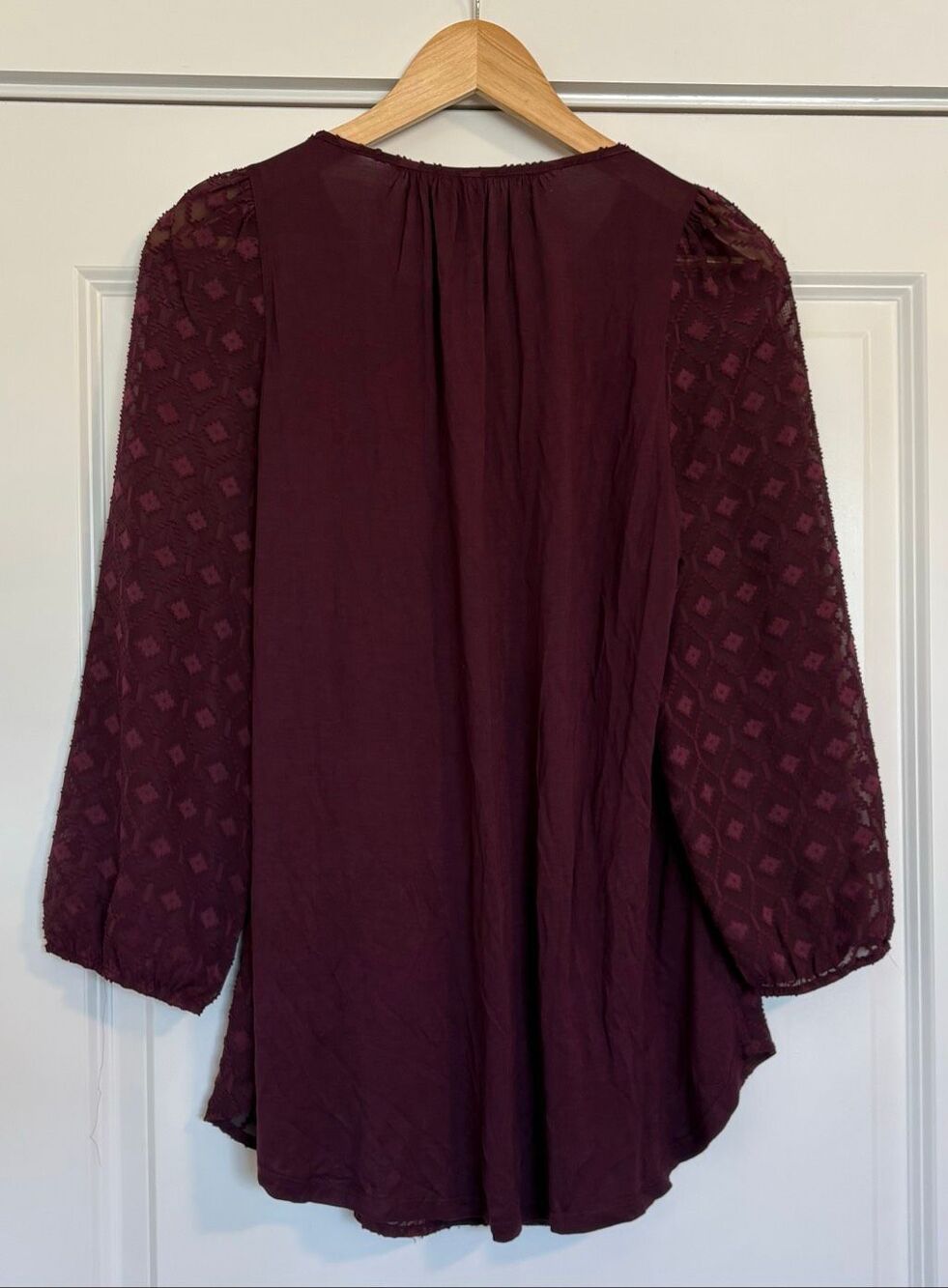 Anthropologie One September Madiran Embroidered Boho Blouse Size Small - Picture 5 of 8